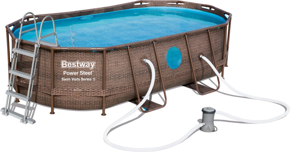 Bestway Power Steel Swim Vista Series Pool m. Tillbehör 427x250|