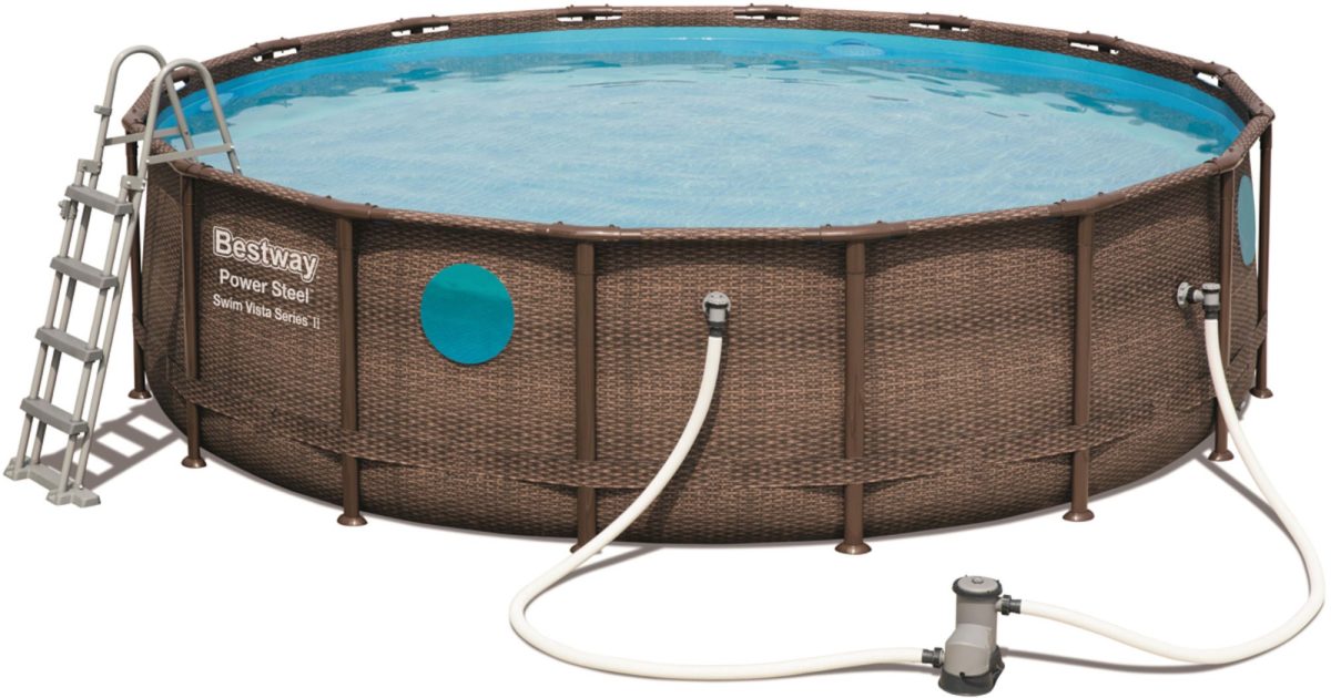 Bestway Power Steel Swim Vista Series Pool m. Tillbehör 488|