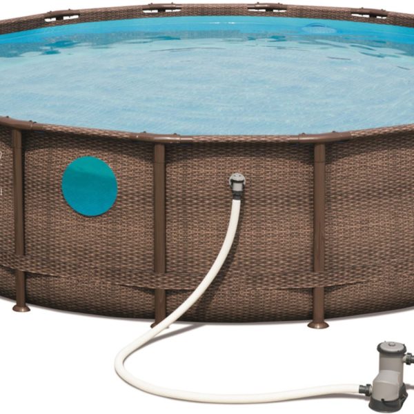 Bestway Power Steel Swim Vista Series Pool m. Tillbehör 488|