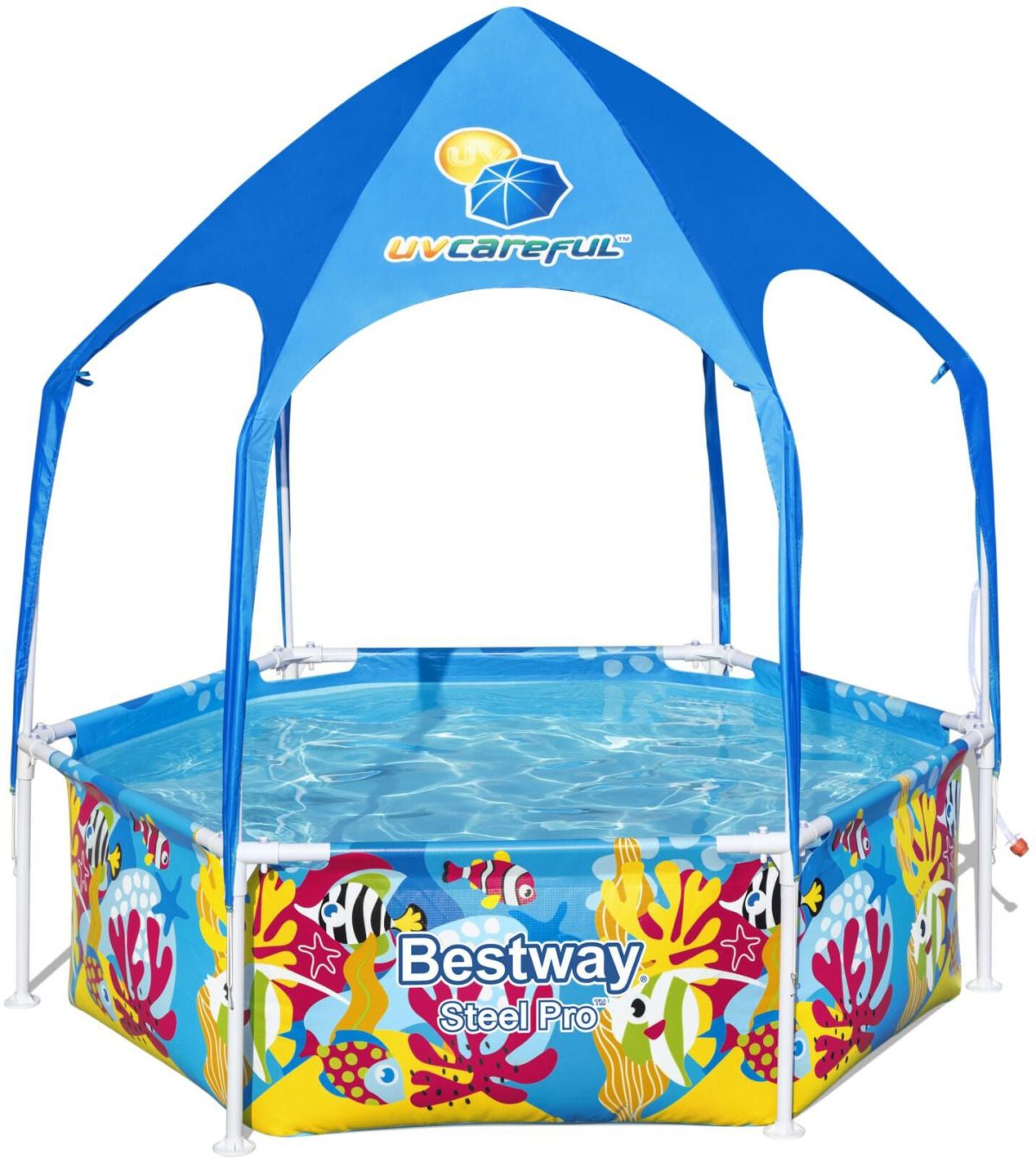 Bestway Steel Pro Barnpool Splash-in-Shade Play|