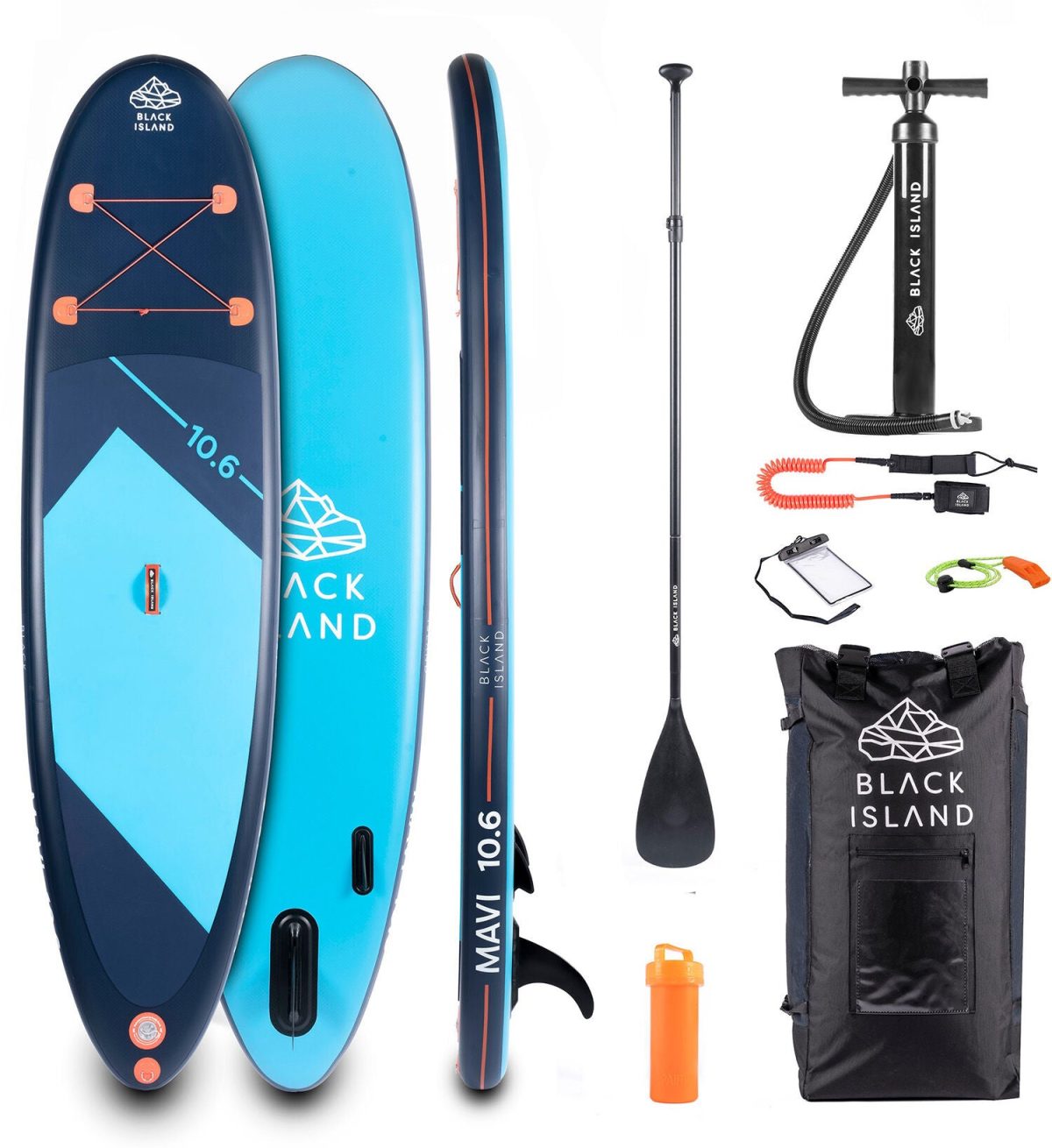 Black Island Sup-Bräda 10'6 Paket