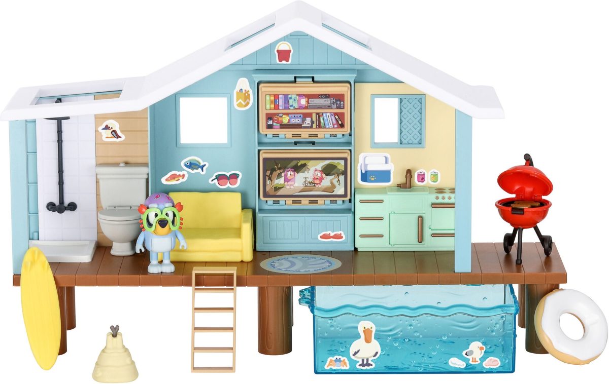 Bluey Strandhus med Figur|