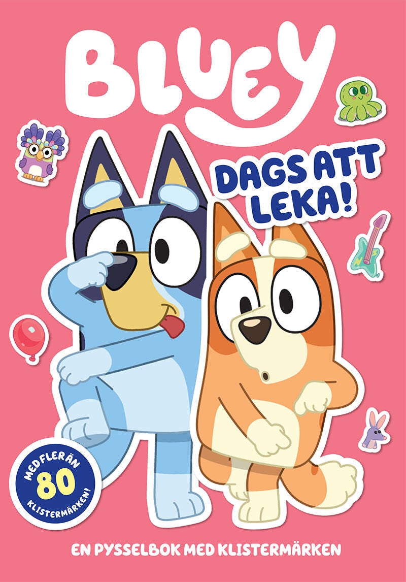 Bluey dags att leka: Pysselbok med klistermärken