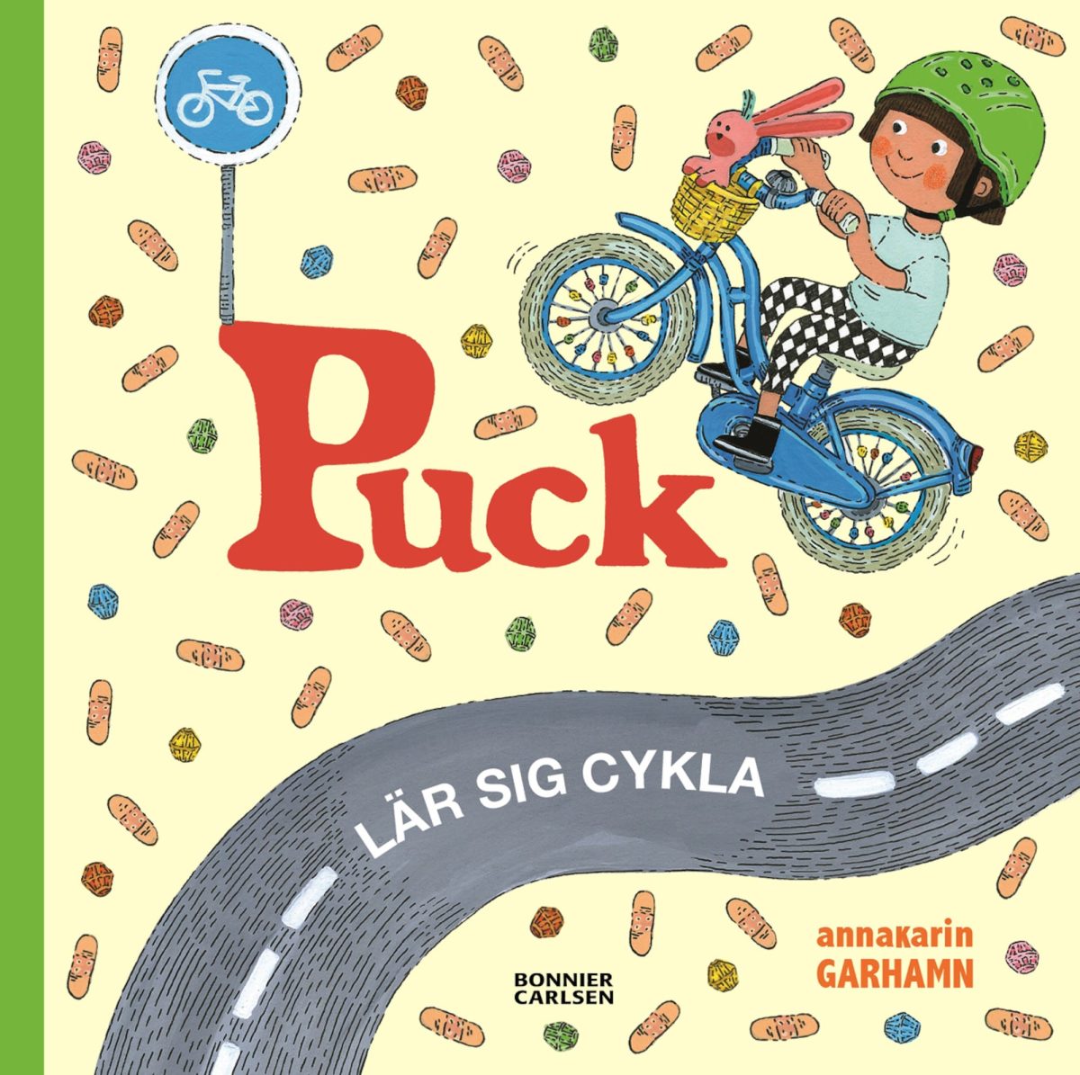 Bonnier Bok Puck Lär Sig Cykla