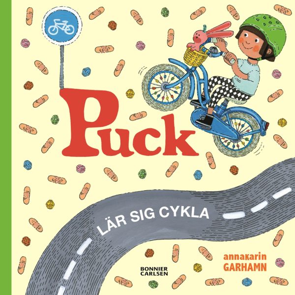 Bonnier Bok Puck Lär Sig Cykla