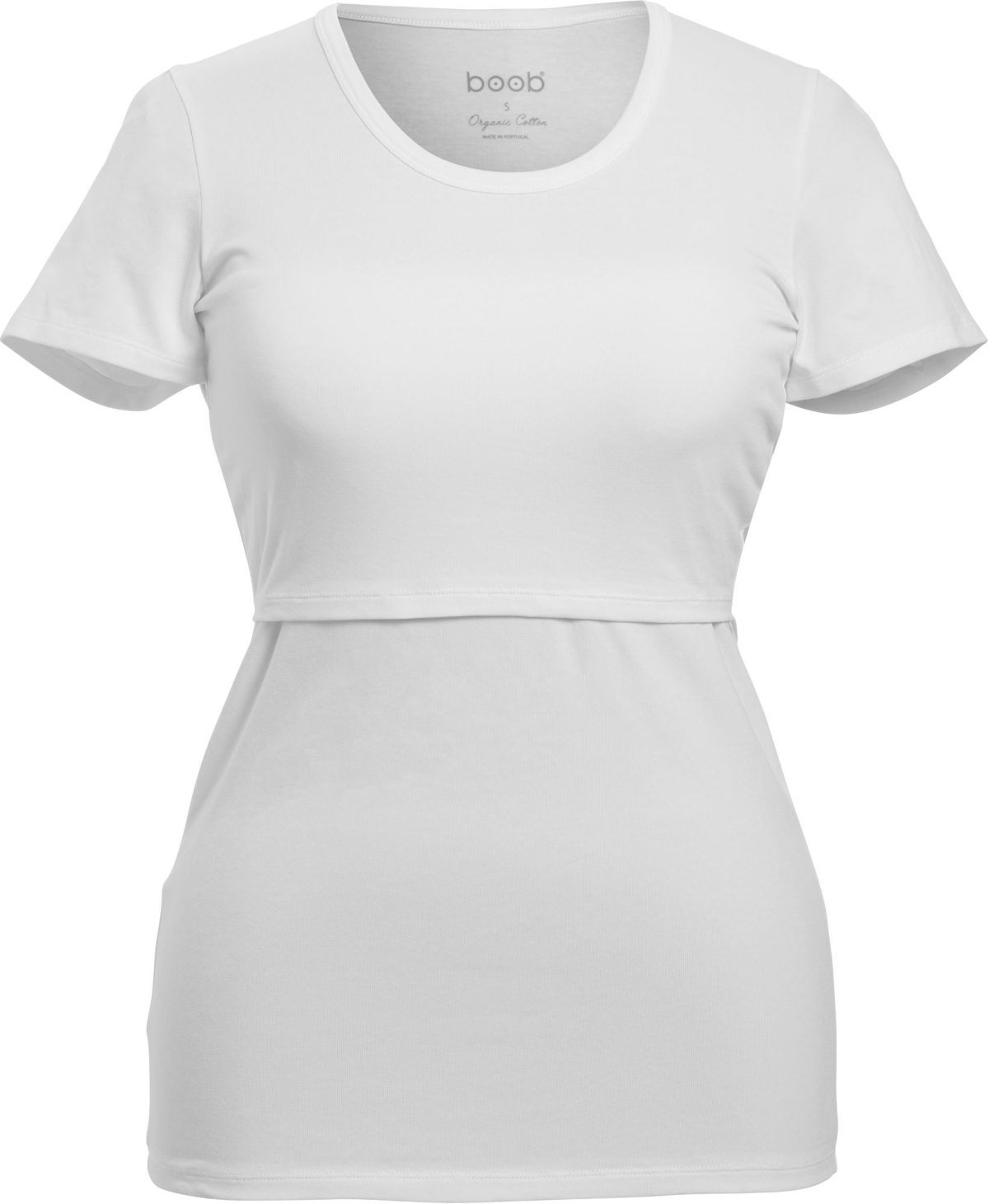 Boob Classic Kortärmad Topp|White M