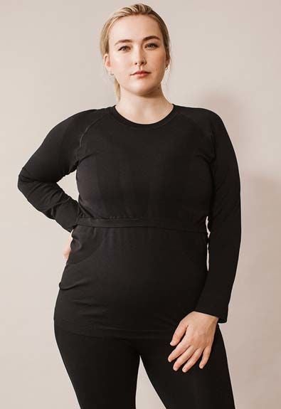 Boob Långärmad Sport Topp|Black