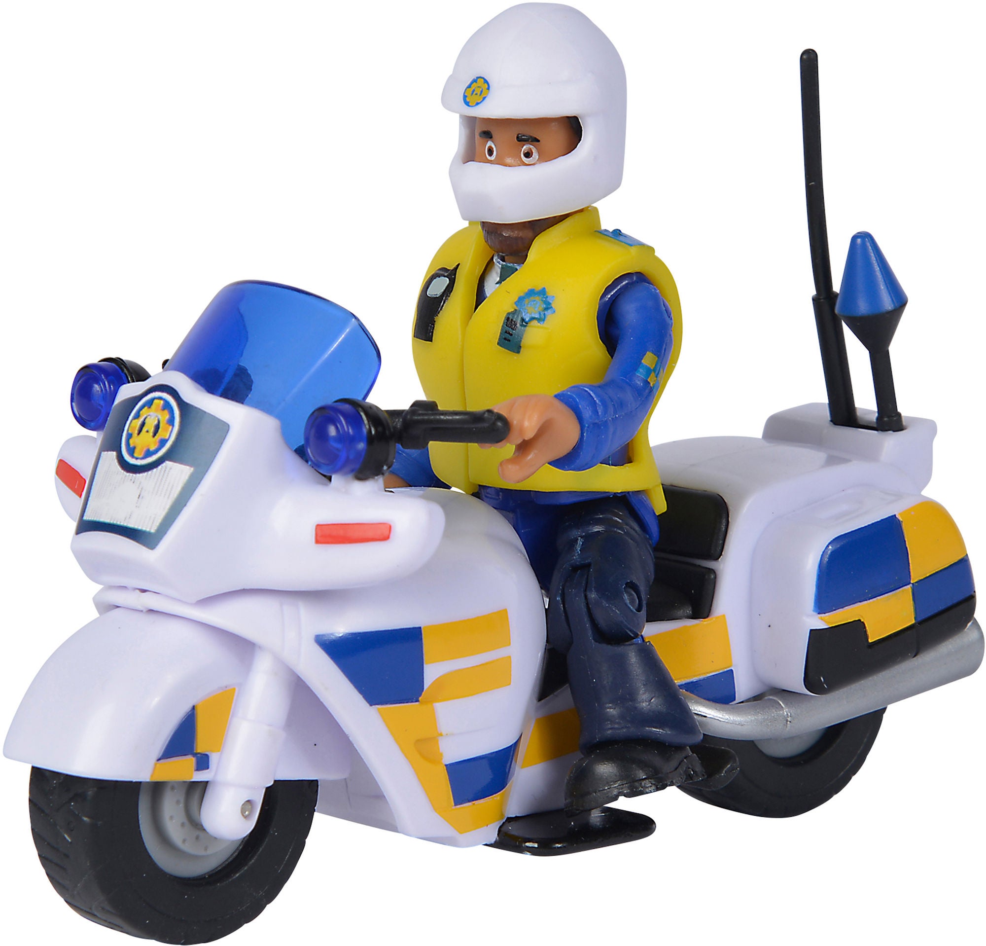 Brandman Sam Polismotorcykel Med Figur|