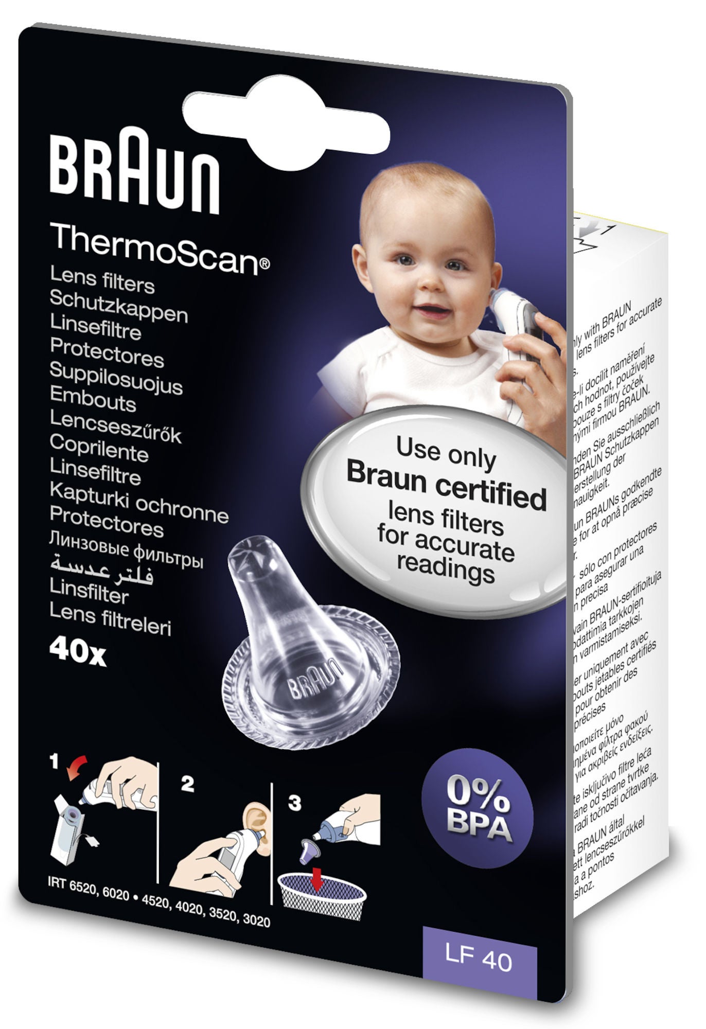 Braun Linsfilter till Termometer|