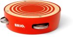 Brio 30263 Tamburine Instrument|Röd