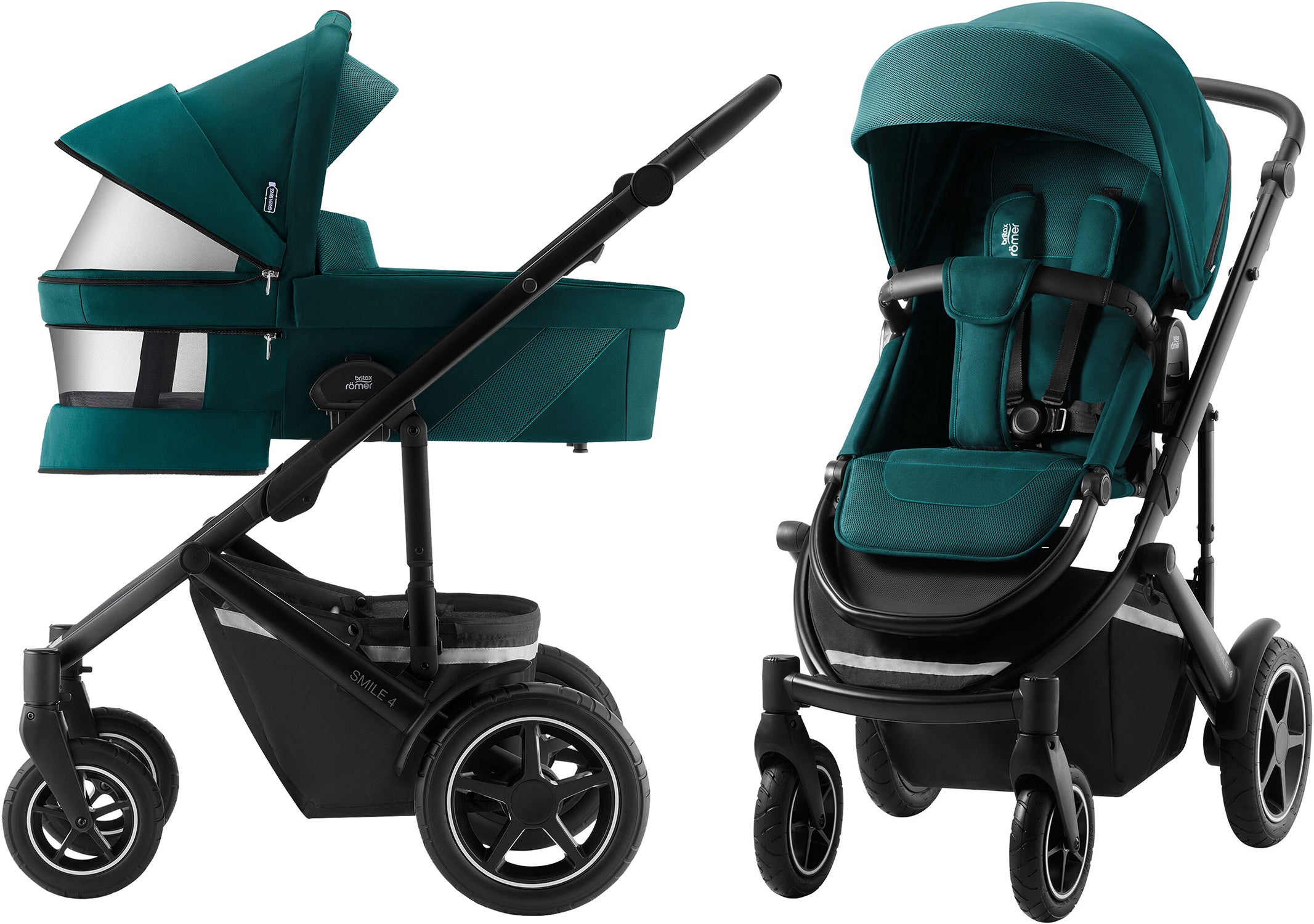 Britax Römer Smile 4 Duovagn|Atlantic Green