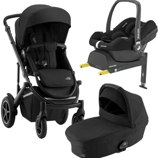 Britax Römer Smile 4 Duovagn inkl. Maxi-Cosi CabrioFix &  Bas