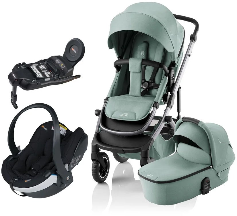 Britax Römer Smile 5Z Duovagn inkl. BeSafe iZi Go Modular X2 &  Bas