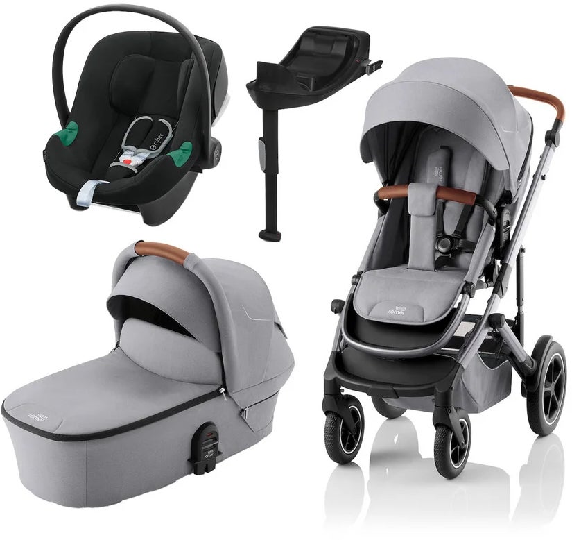 Britax Römer Smile 5Z Duovagn inkl. Cybex Aton B2 &  Bas