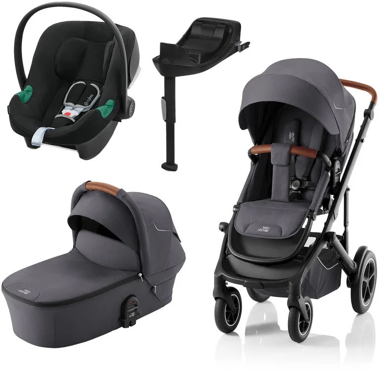 Britax Römer Smile 5Z Duovagn inkl. Cybex Aton B2 &  Bas