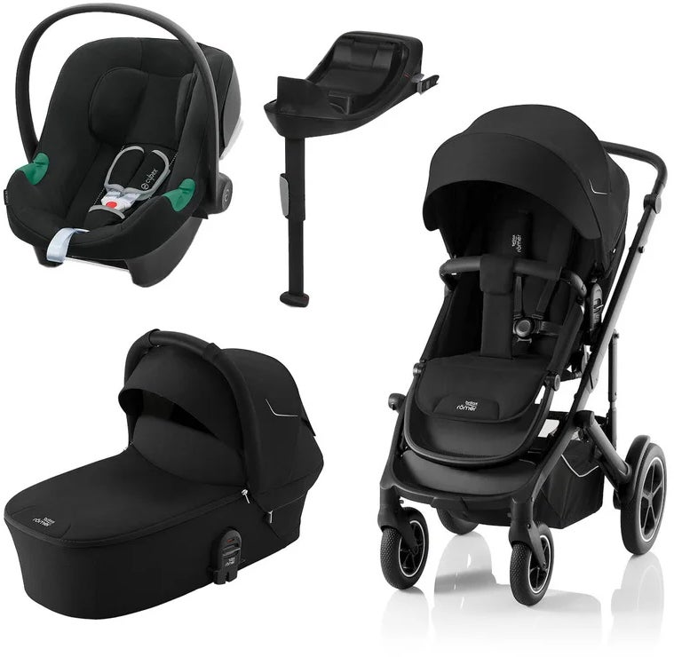 Britax Römer Smile 5Z Duovagn inkl. Cybex Aton B2 &  Bas