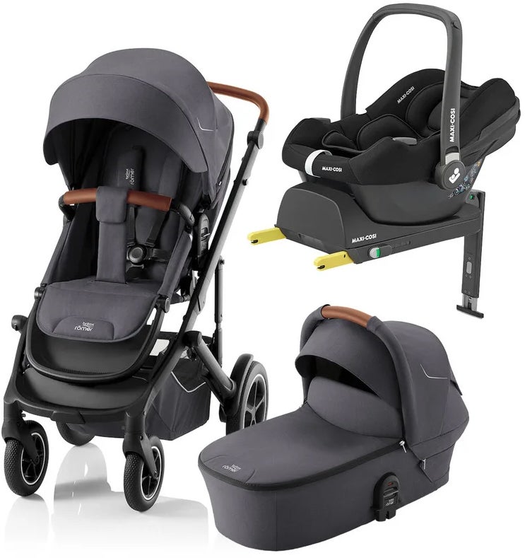 Britax Römer Smile 5Z Duovagn inkl. Maxi-Cosi Cabriofix &  Bas