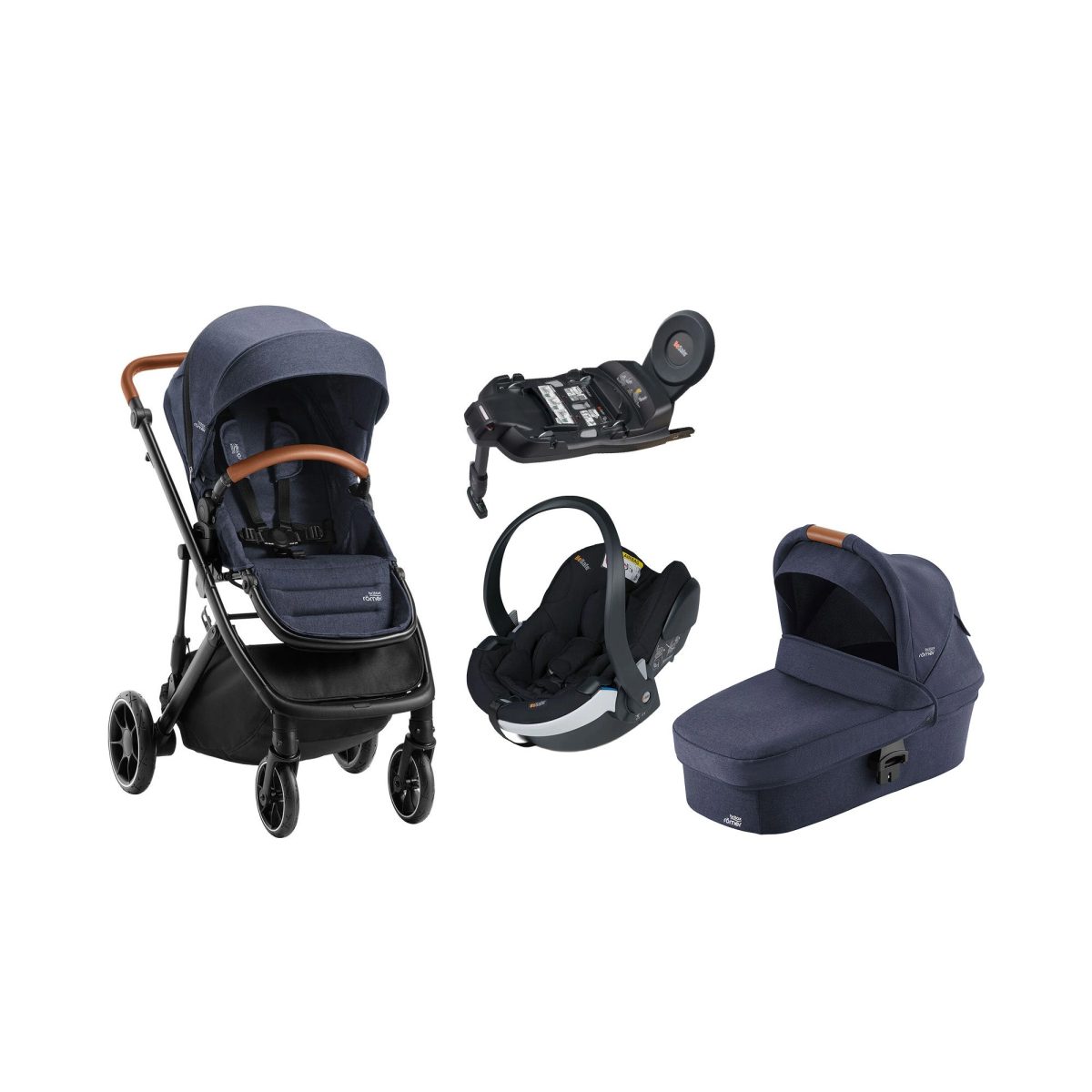 Britax Römer Strider M Duovagn inkl. BeSafe iZi Go Modular X2 &  Bas