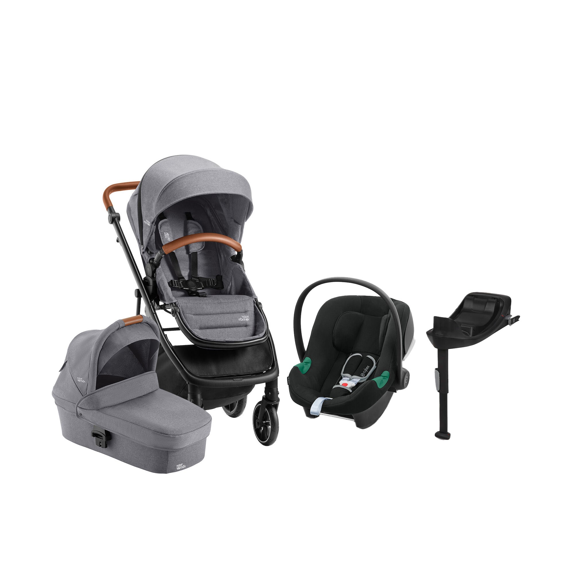 Britax Römer Strider M Duovagn inkl. Cybex Aton B2 &  Bas