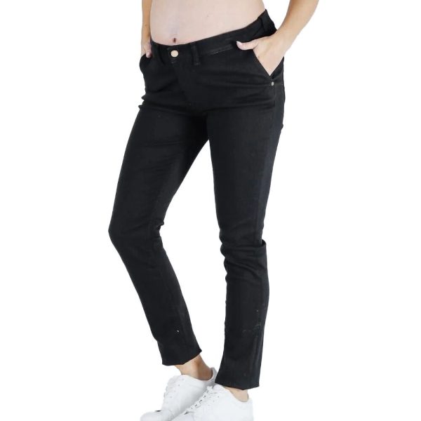 Cache Coeur Sharon Gravidjeans|Black Regular