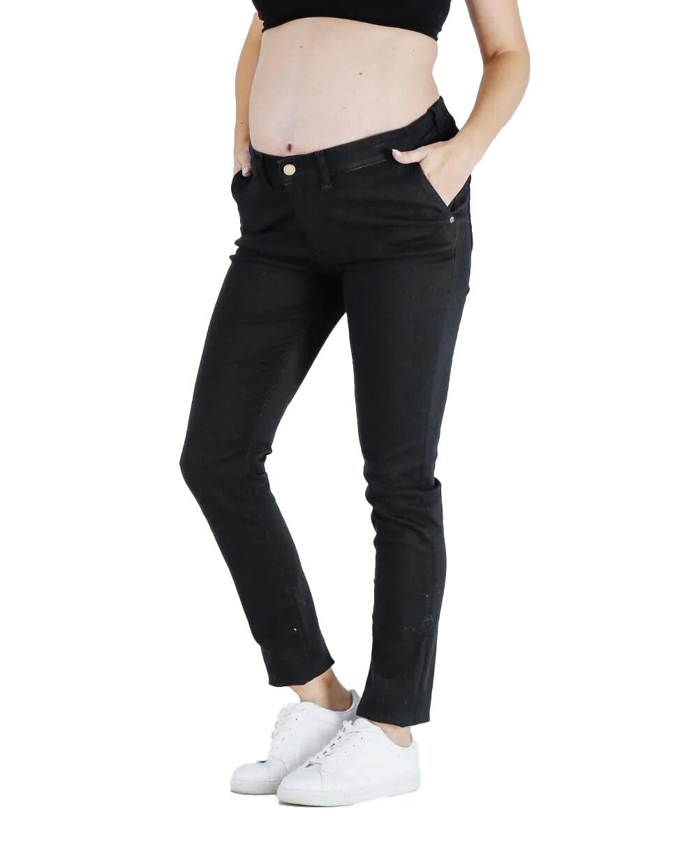 Cache Coeur Sharon Gravidjeans|Black Regular