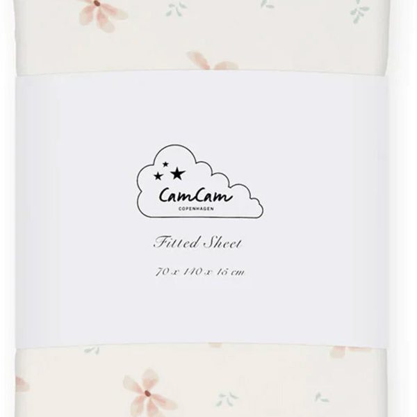 CamCamCopenhagen Dra-På-Lakan 70 x 140|Windflower Creme