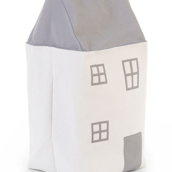 Childhome Förvaringsbox Hus|Grey/White