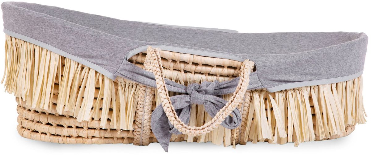 Childhome Moseskorg Raffia|Grey