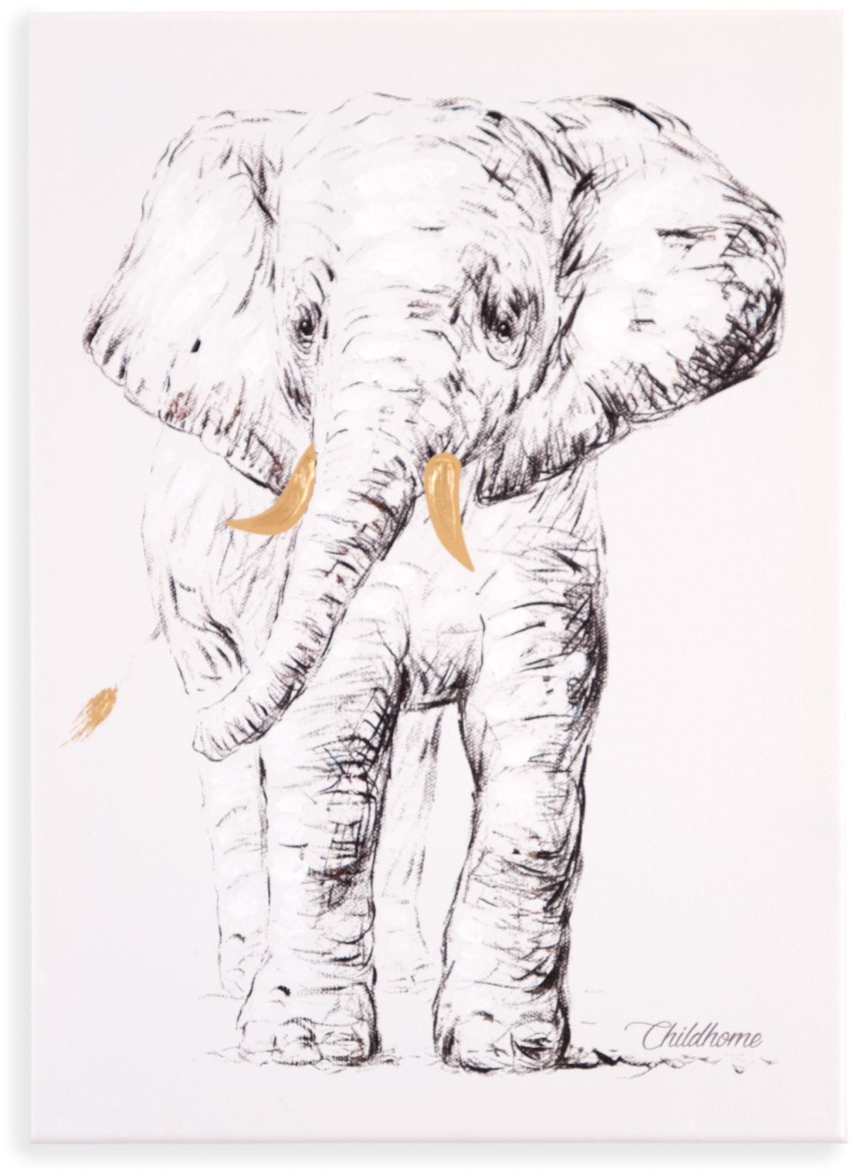 Childhome Tavla Elefant 30x40|