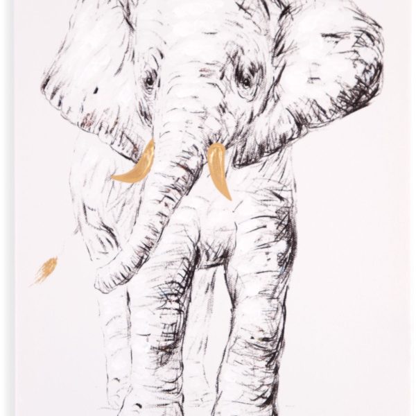 Childhome Tavla Elefant 30x40|