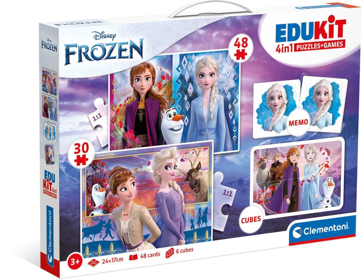 Clementoni Edukit Frozen Pussel 4-in-1|