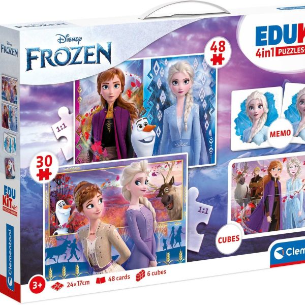 Clementoni Edukit Frozen Pussel 4-in-1|