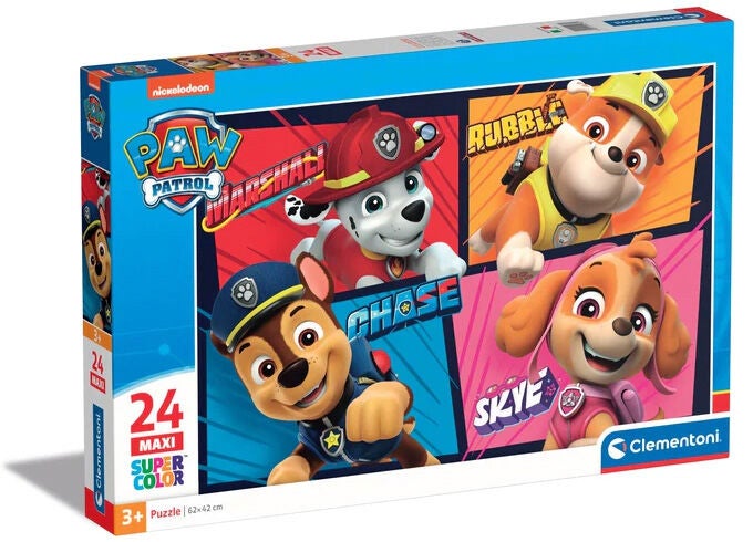 Clementoni Maxi Paw Patrol Barnpussel 24 Bitar