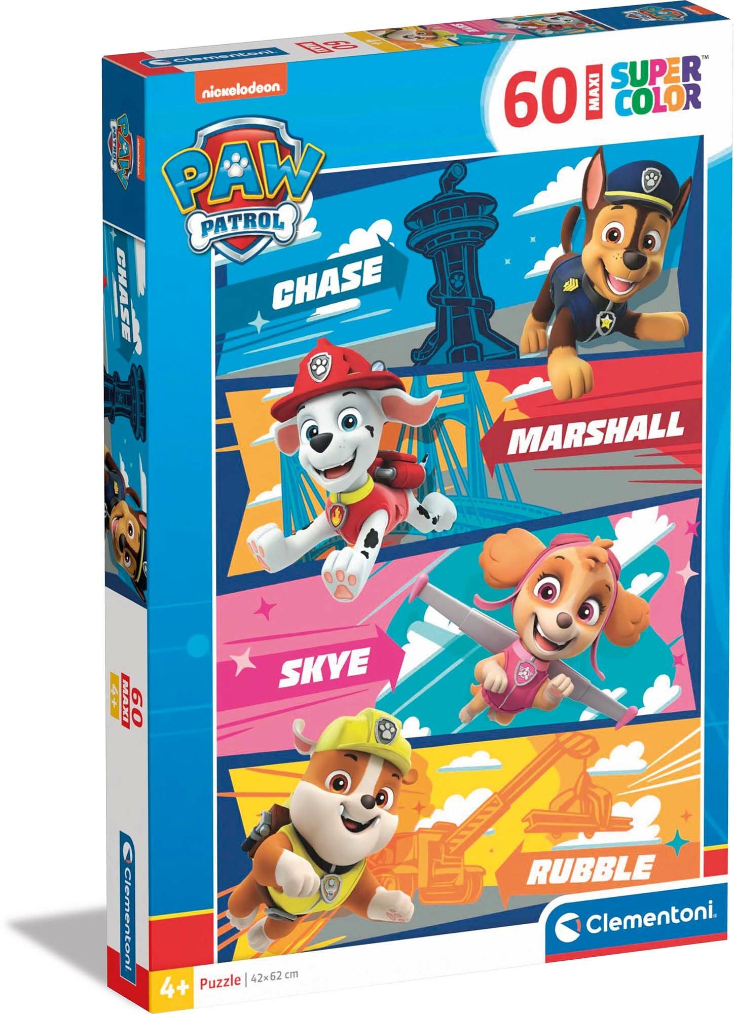 Clementoni Maxi Paw Patrol Pussel 60 Bitar|