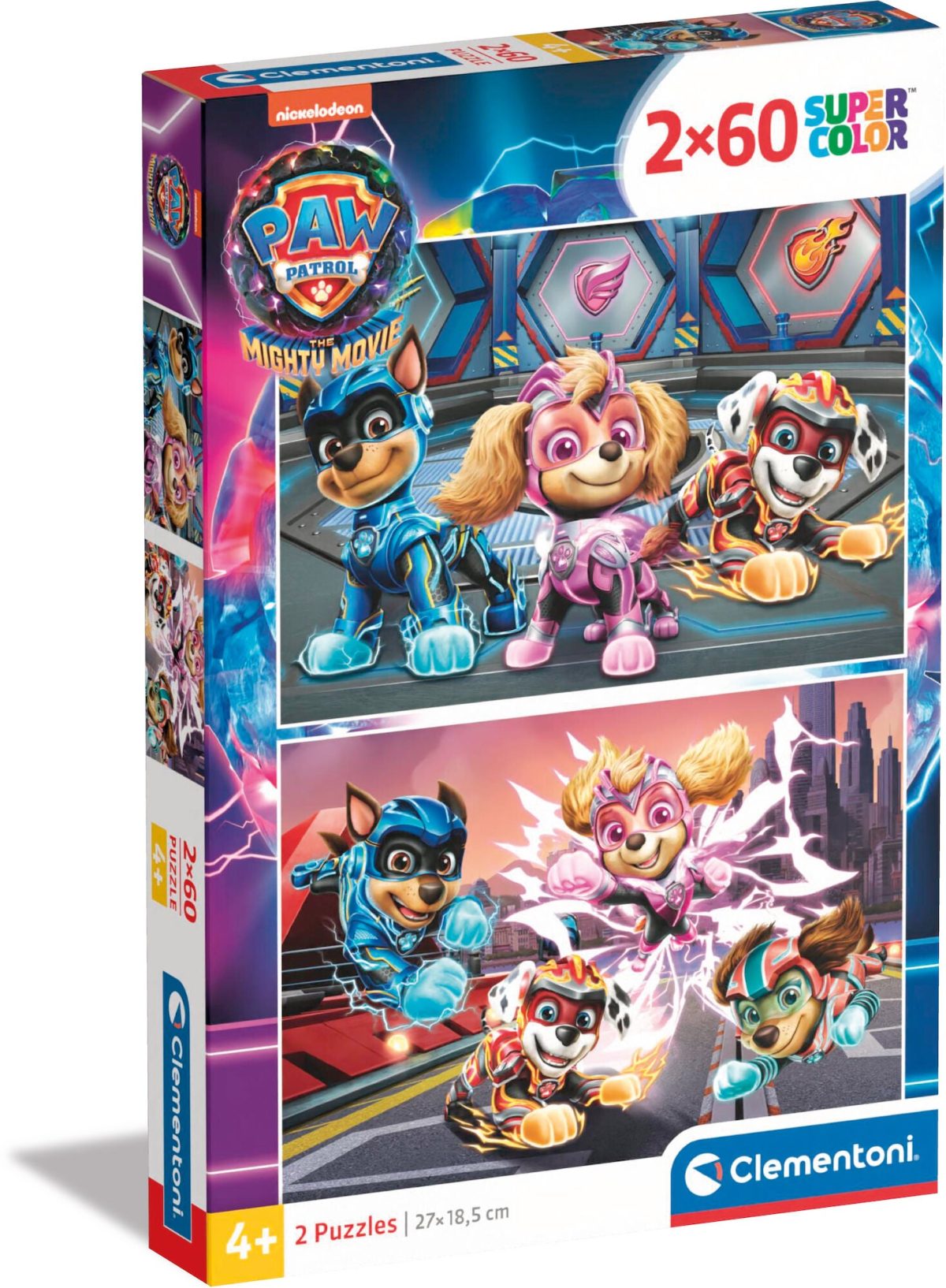 Clementoni Paw Patrol The Mighty Movie Pussel 2x60 Bitar|