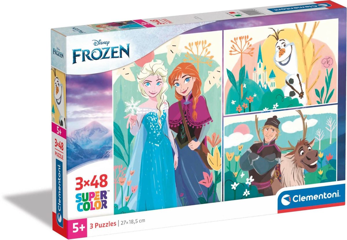 Clementoni Pussel Disney Frozen 3x48|