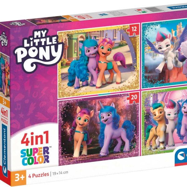 Clementoni Pussel My Little Pony 4-in-1|