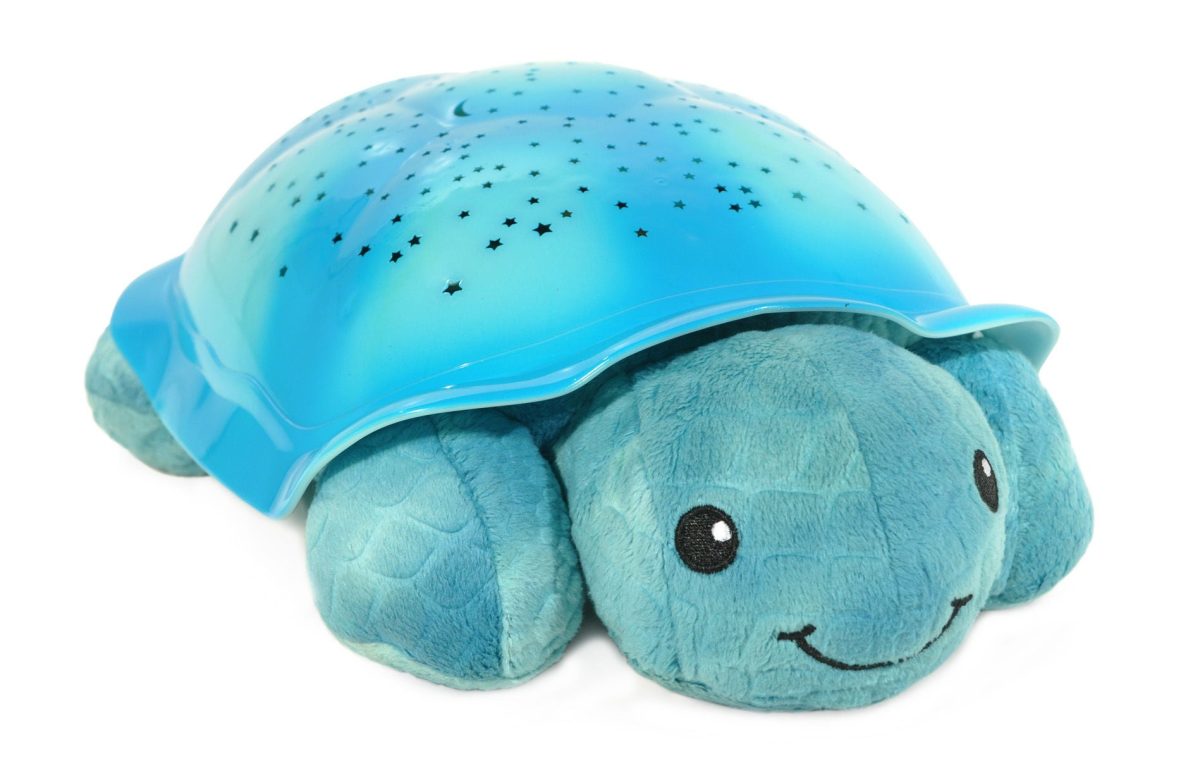 Cloud B Twinkling Twilight Turtle Nattlampa|Aqua