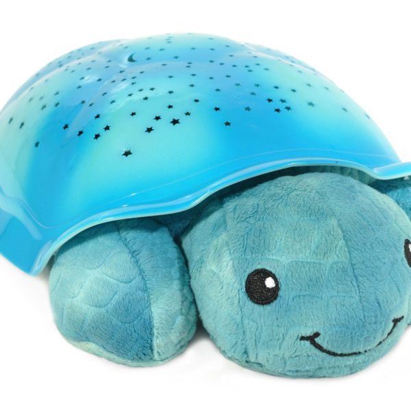 Cloud B Twinkling Twilight Turtle Nattlampa|Aqua