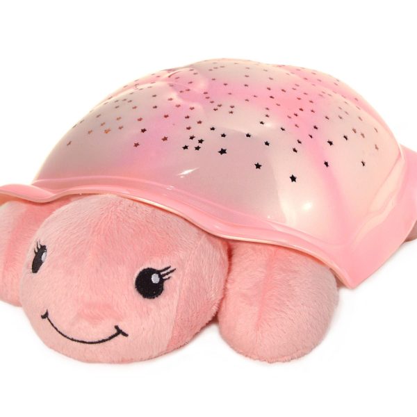 Cloud B Twinkling Twilight Turtle Nattlampa|Pink