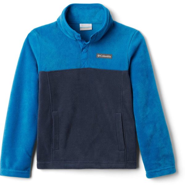 Columbia Steens Snap Fleecetröja|Collegiate Navy