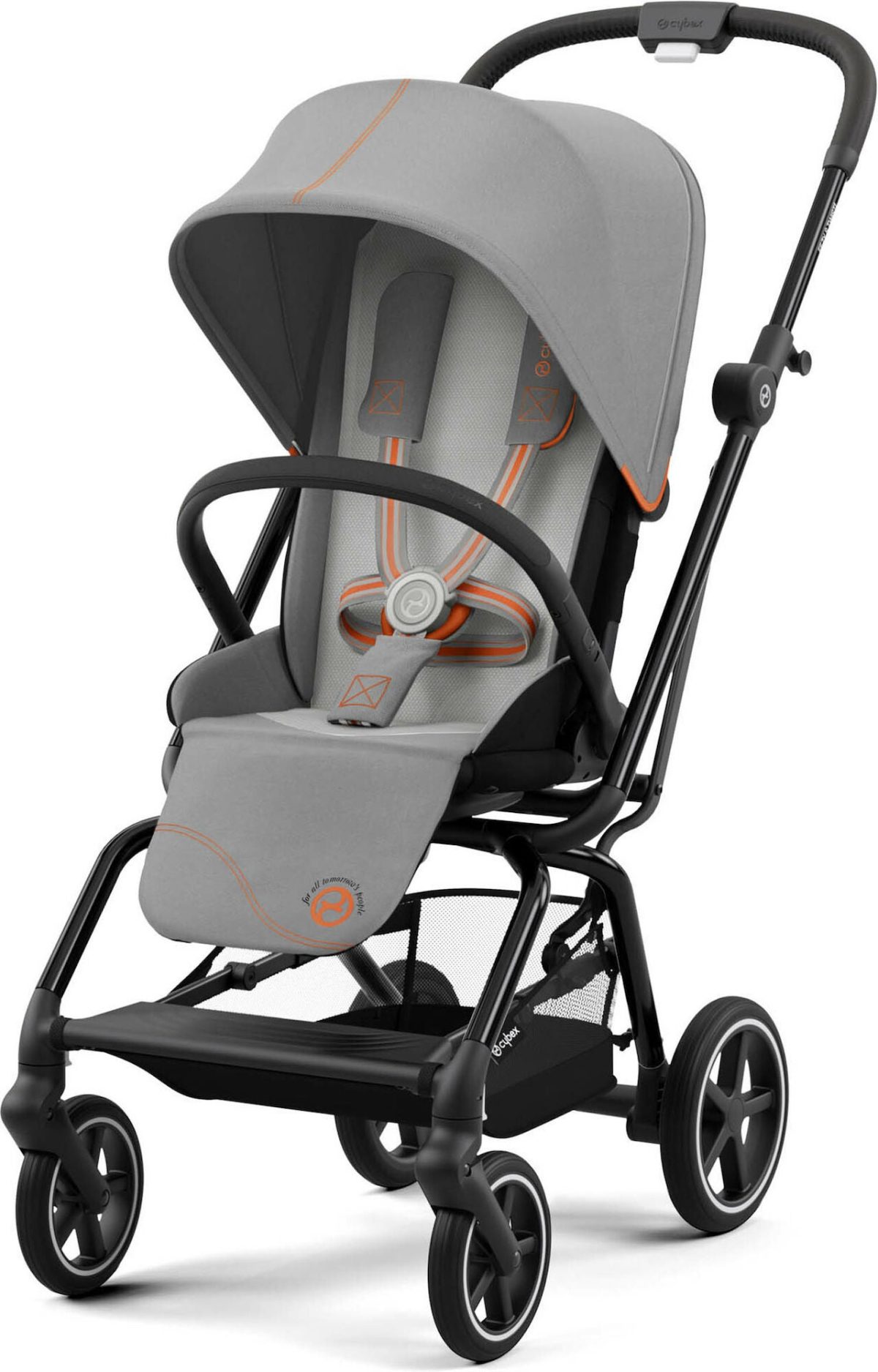 Cybex EEZY S TWIST+ 2 Sulky|Lava Grey/Black Leather