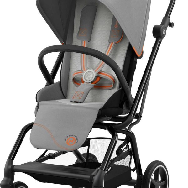 Cybex EEZY S TWIST+ 2 Sulky|Lava Grey/Black Leather