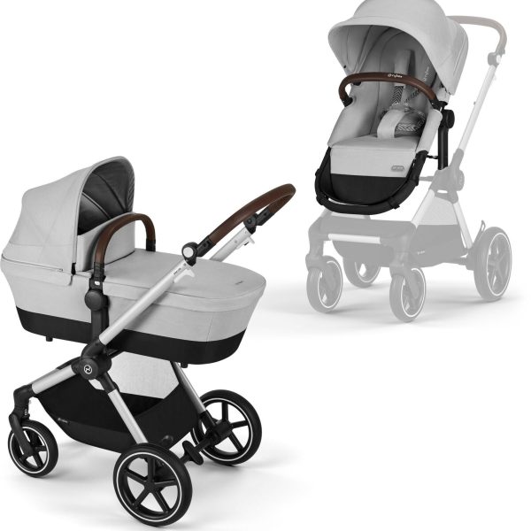 Cybex EOS Lux Duovagn|Silver/Lava Grey