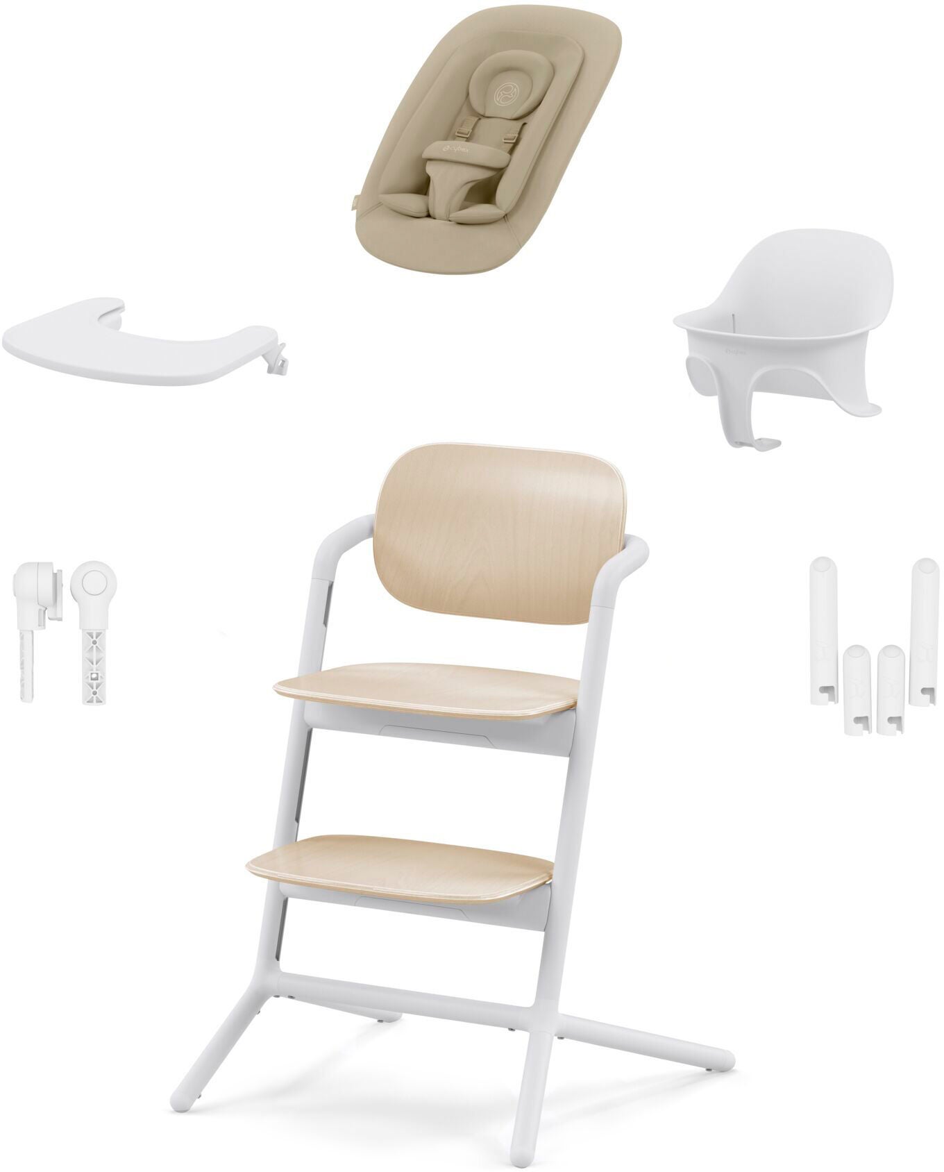 Cybex Lemo 4-in-1 Matstol Inkl. Babysitter|Babyset Och Bricka