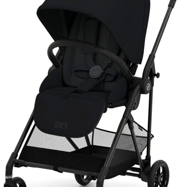 Cybex MELIO Carbon Sittvagn|Moon Black