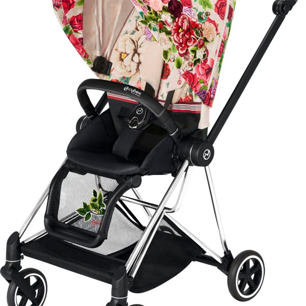 Cybex Mios Sittvagn|Chrome Black/Spring Blossom Light