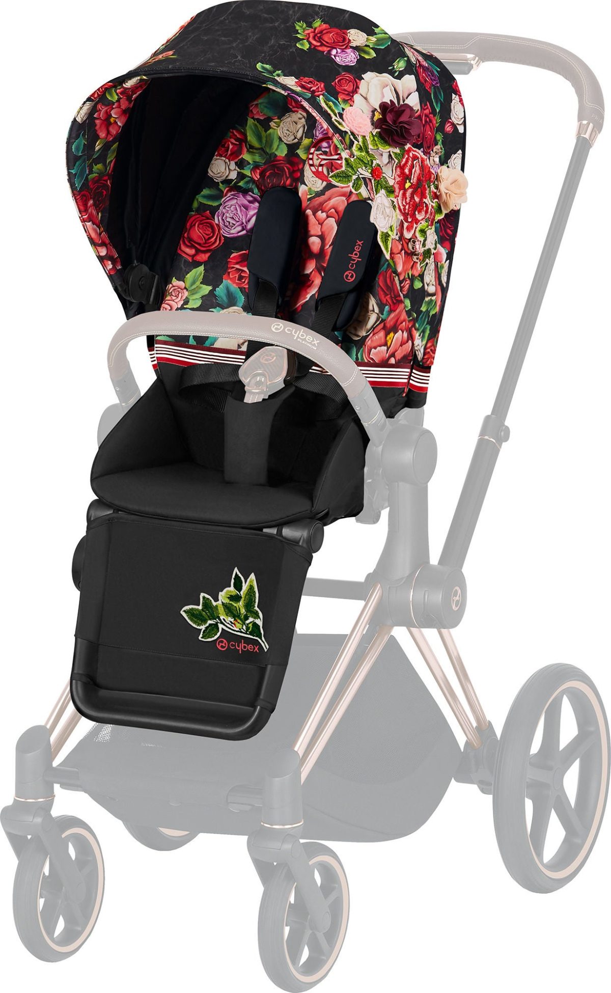 Cybex Priam Färgklädsel|Spring Blossom Dark