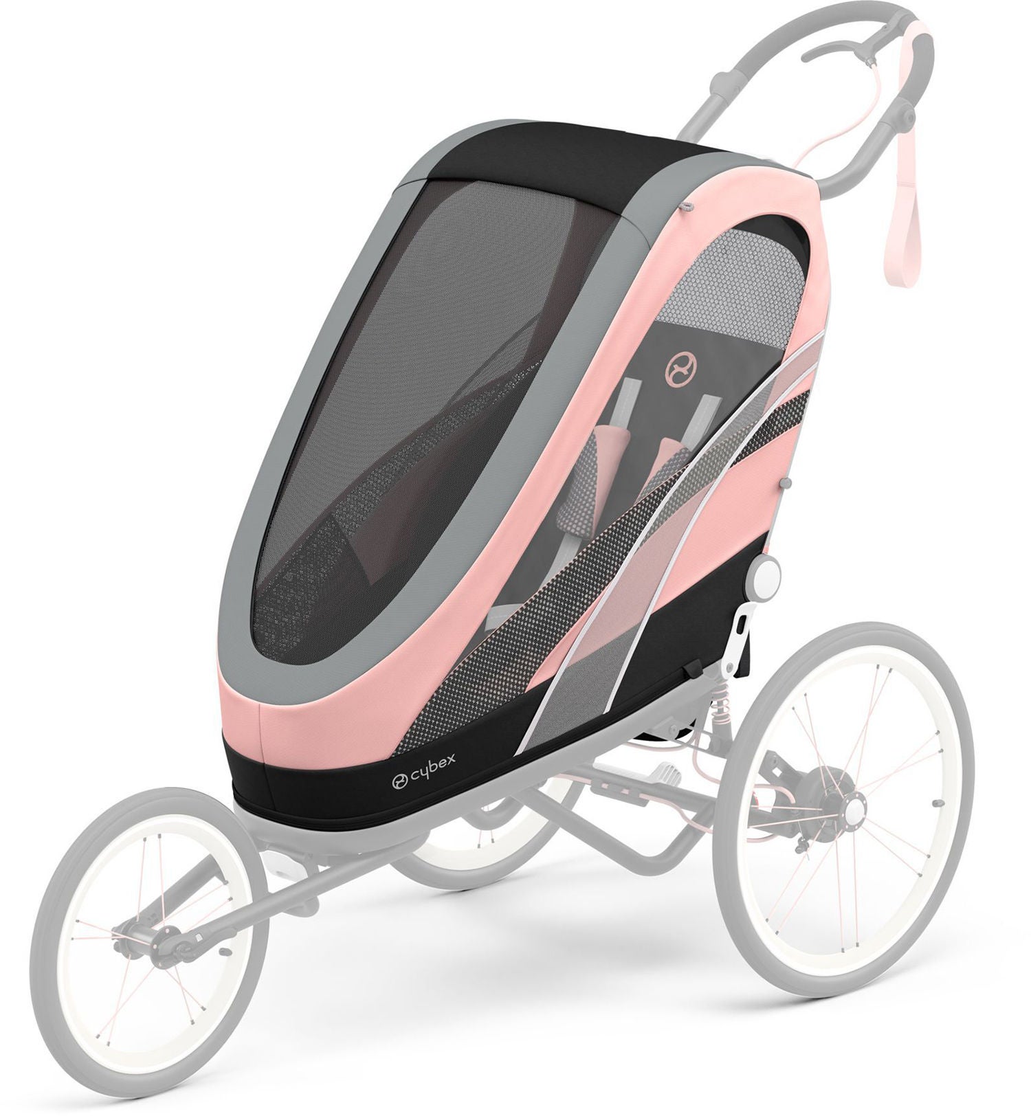 Cybex Sport ZENO Färgklädsel|Silver Pink