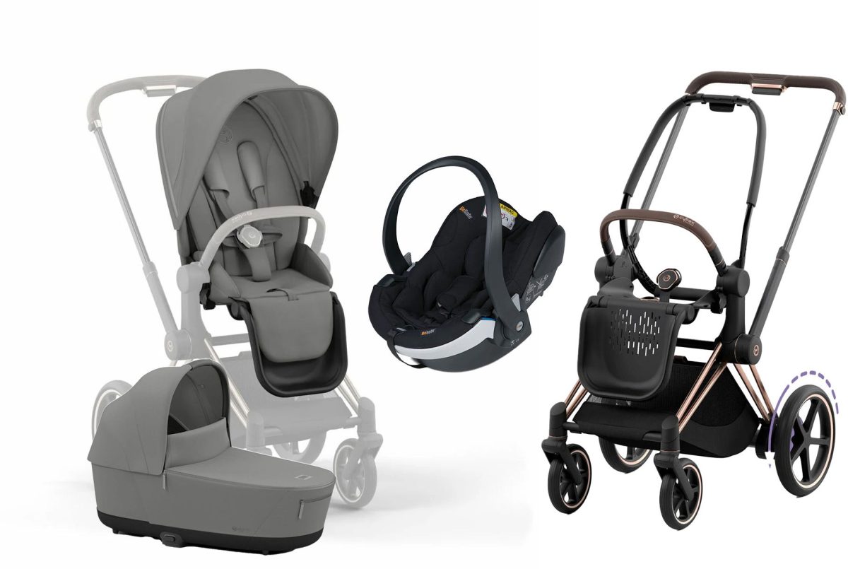 Cybex e-Priam Duovagn inkl. BeSafe iZi Go Modular X2